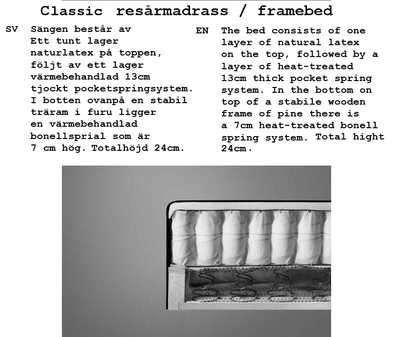 Liggande sängskåp anpassat för resårsäng i valfri storlek 9 Liggande sängskåp anpassat för resårsäng i valfri storlek