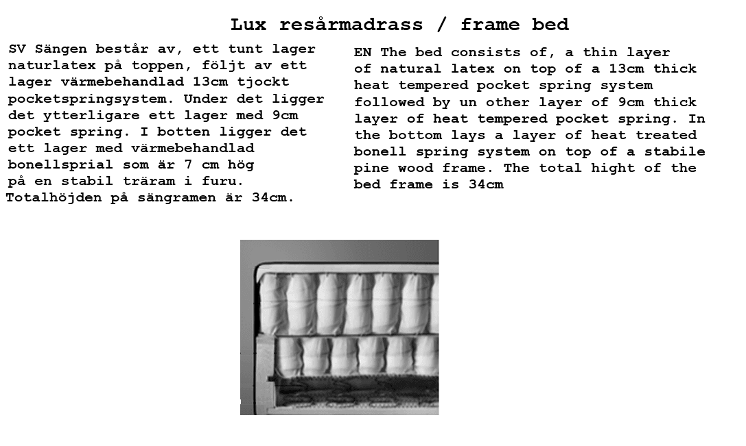 Liggande sängskåp anpassat för resårsäng i valfri storlek 13 Liggande sängskåp anpassat för resårsäng i valfri storlek