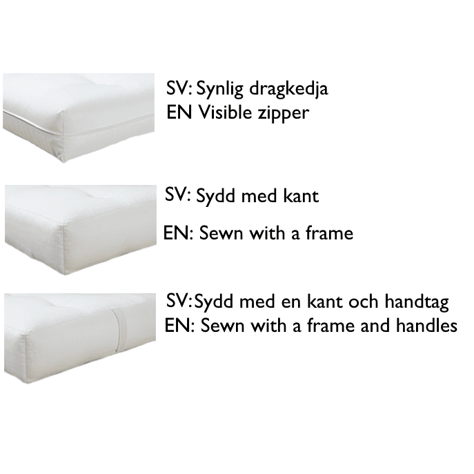 Överdrag till futonwerks futonmadrasser i miljövänlig bomull 15 Överdrag till futonwerks futonmadrasser i miljövänlig bomull