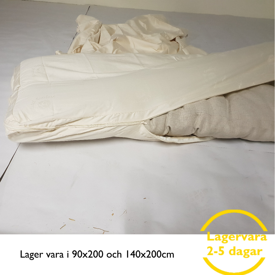 Överdrag till futomadrass i ekologiskt tyg